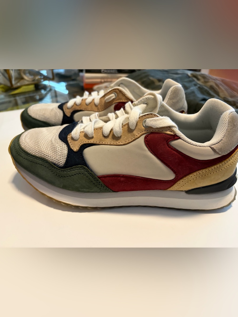 HOFF Multicolor Women's Retro-Style Mesh & Suede Sneakers